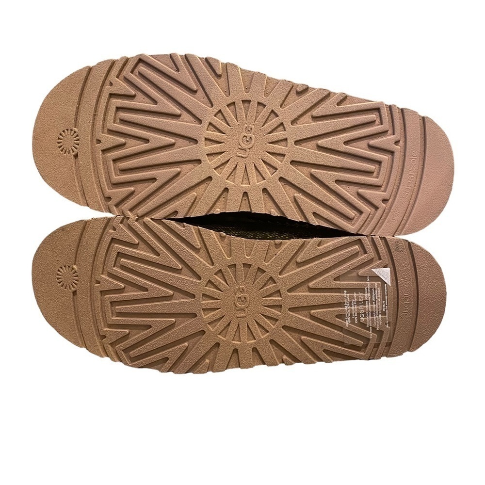 UGG Tazz Maxi Tasman Slip On Slipper Shoes Burnt Olive 1140430 Women Size 10 NEW - Picture 9 of 11
